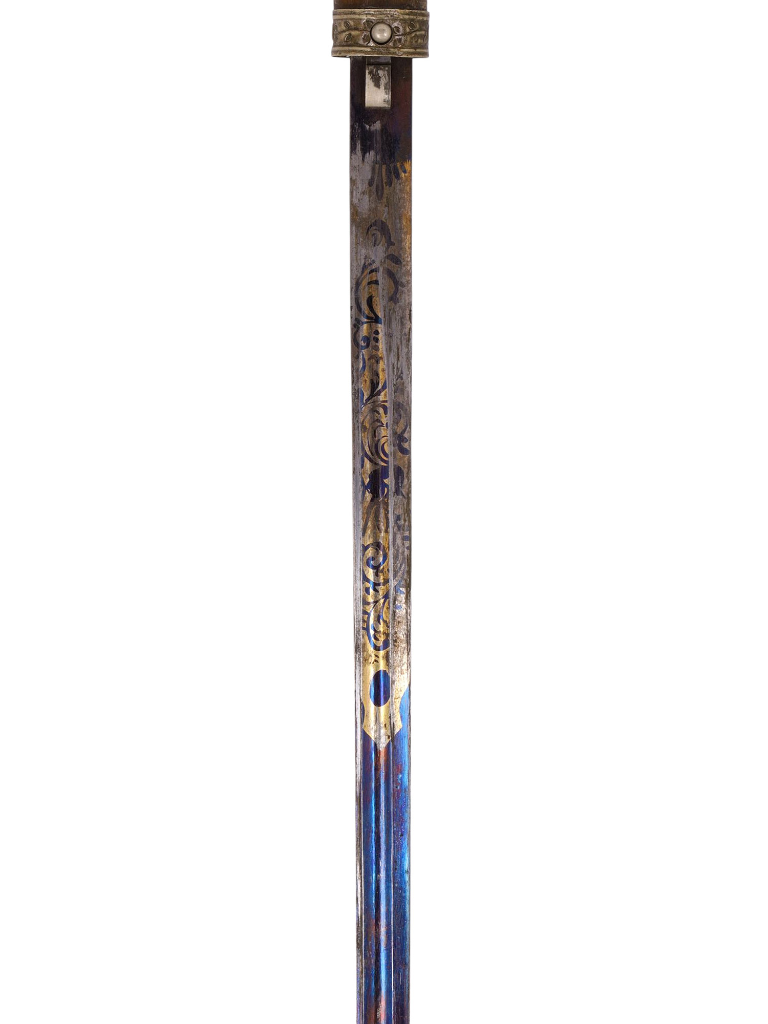 A WALKING CANE WITH A CONCEALED BLADE, SPAIN, 19TH CENTURY
