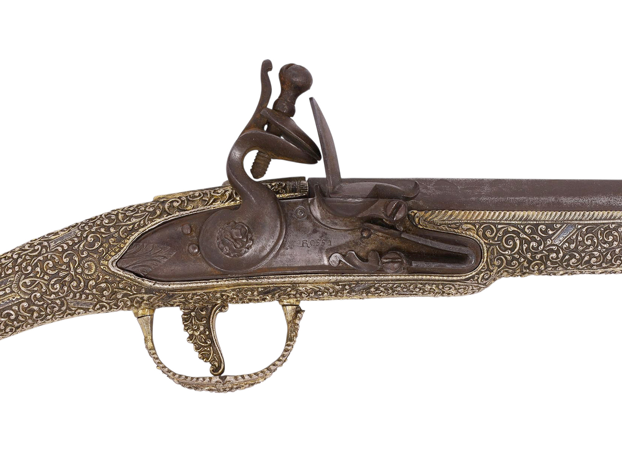 A FINE OTTOMAN–BALKAN SILVER-MOUNTED FLINTLOCK PISTOL, 18TH/19TH CENTURY