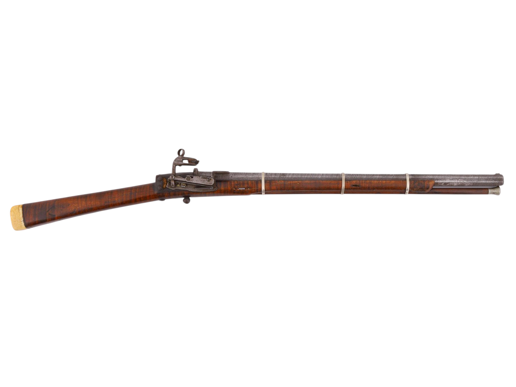 A RARE CIRCASSIAN FLINTLOCK RIFLE, 19TH CENTURY