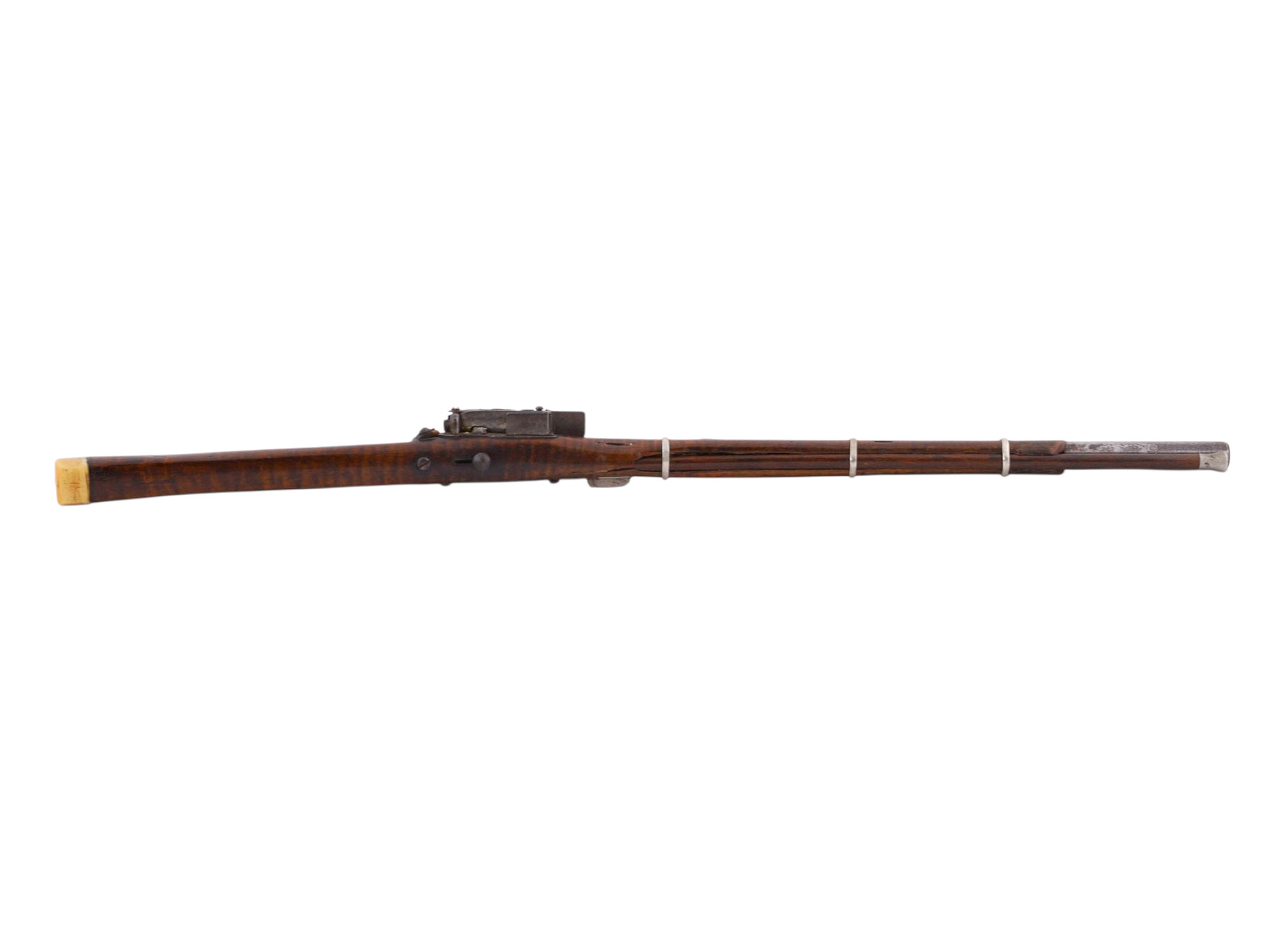 A RARE CIRCASSIAN FLINTLOCK RIFLE, 19TH CENTURY