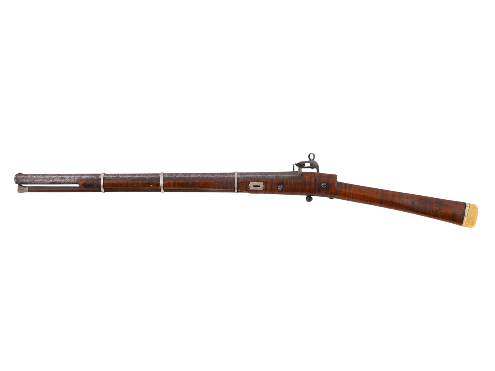 A RARE CIRCASSIAN FLINTLOCK RIFLE, 19TH CENTURY