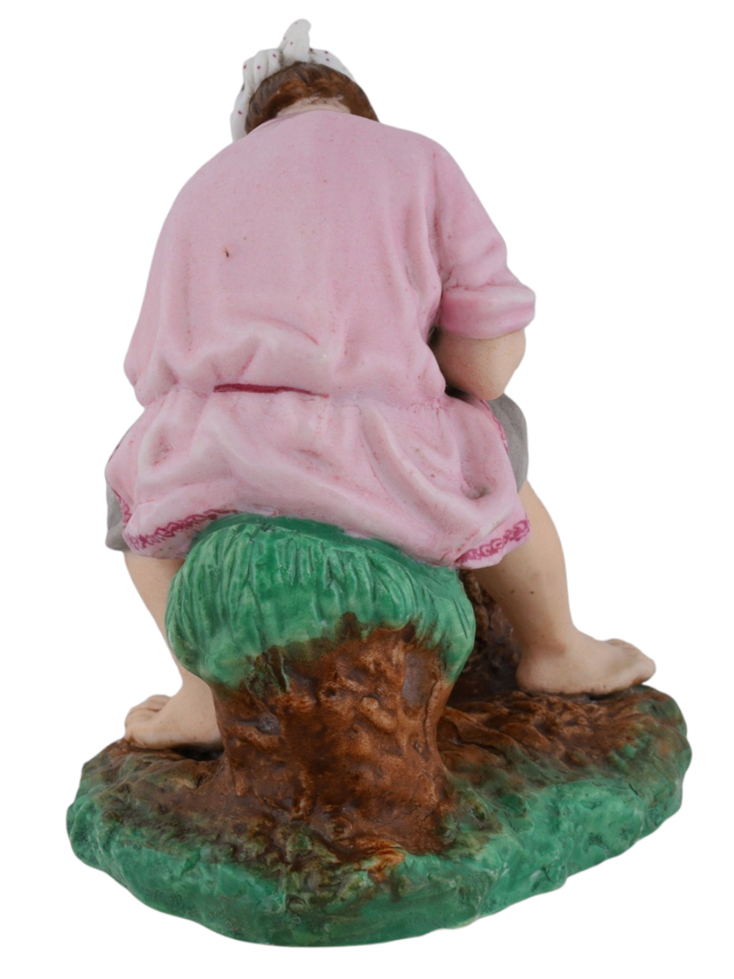 A RUSSIAN GARDNER PORCELAIN FIGURE OF A FARMER, CA. 1870