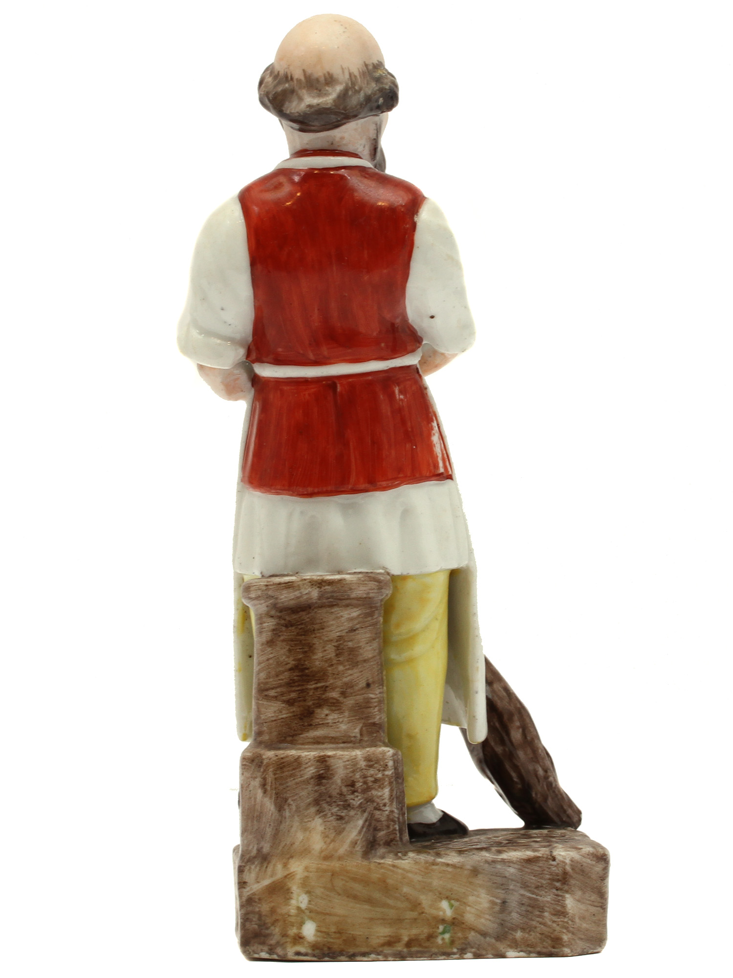 A RUSSIAN PRIVATE MANUFACTURER PORCELAIN FIGURE