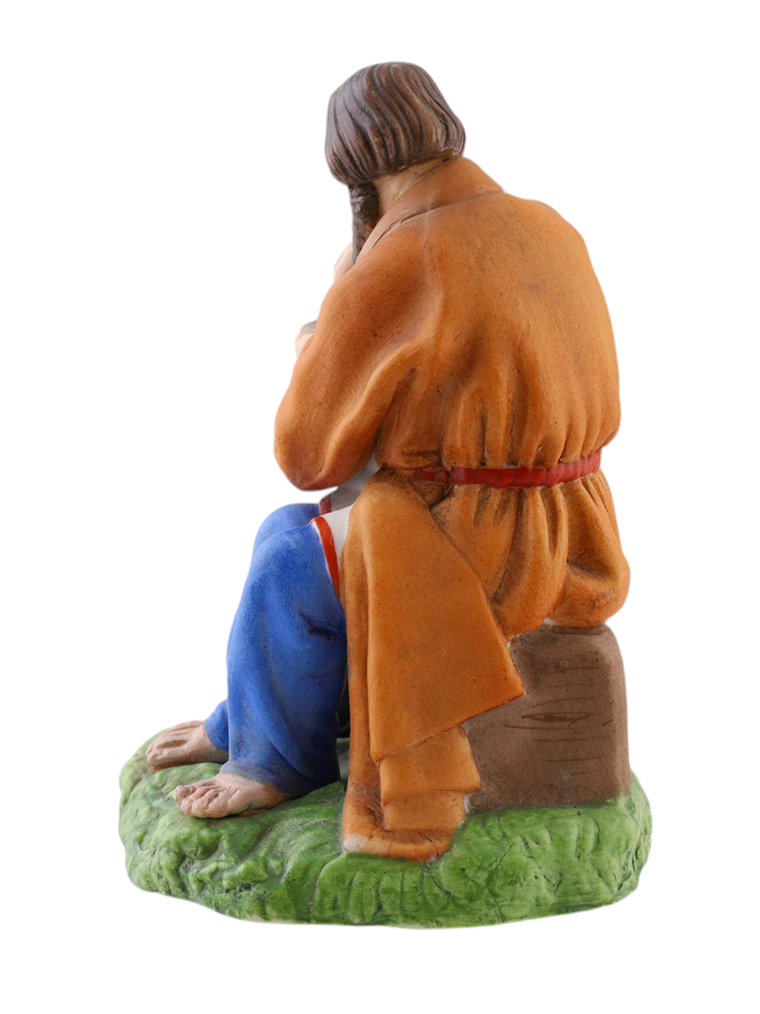 A RUSSIAN GARDENER PORCELAIN FIGURE, CIRCA 1890S