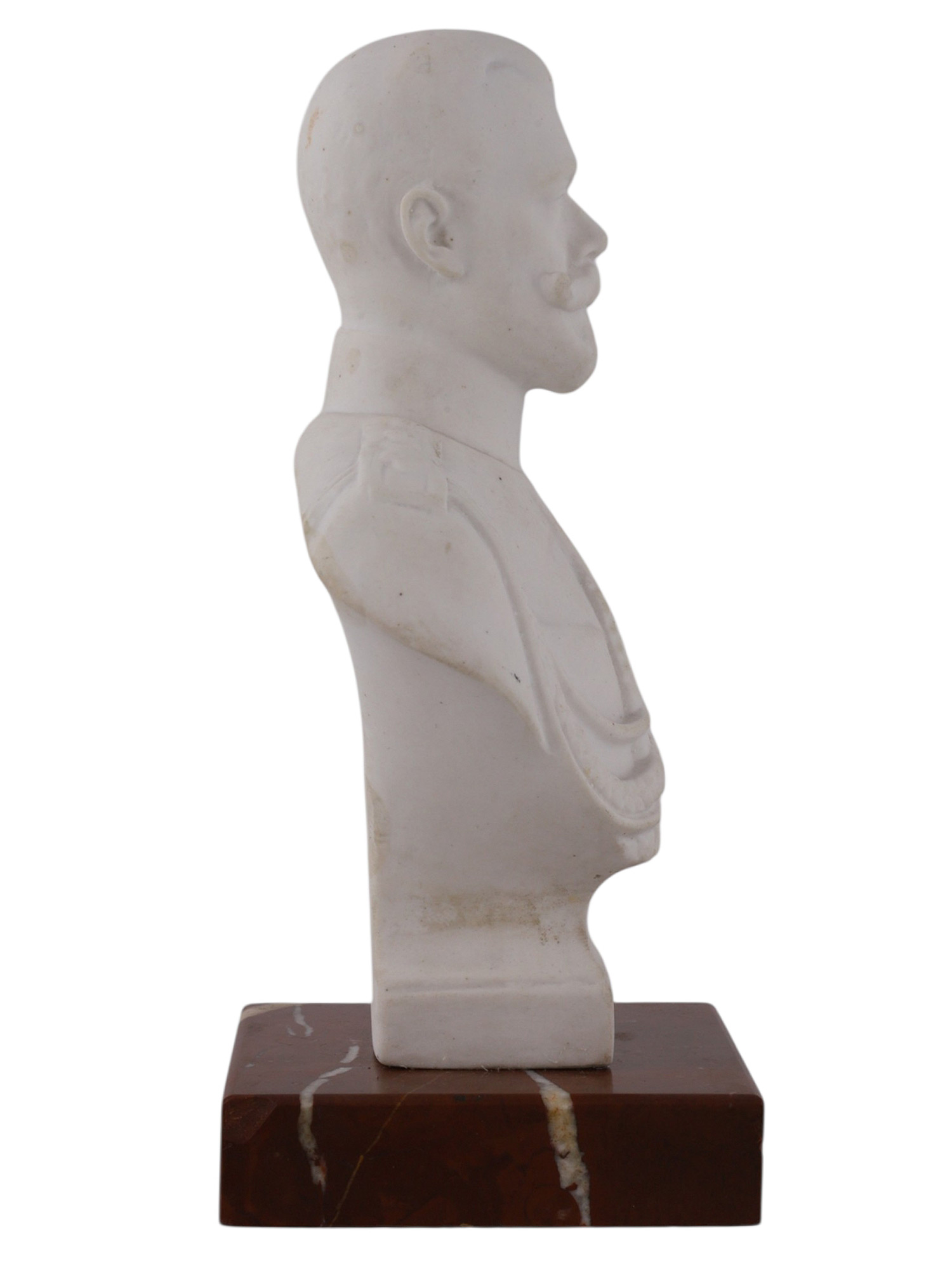 A BISQUE PORCELAIN BUST OF TSAR NICHOLAS II, RUSSIA, CA, 1900