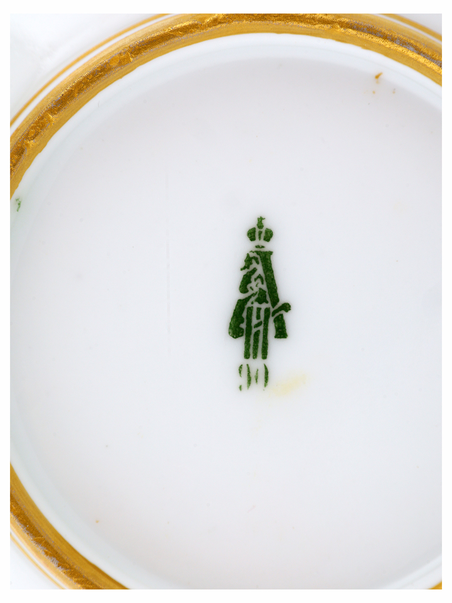A PAIR OF RUSSIAN CAVIAR DISHES, IMPERIAL PORCELAIN FACTORY, 19TH C.