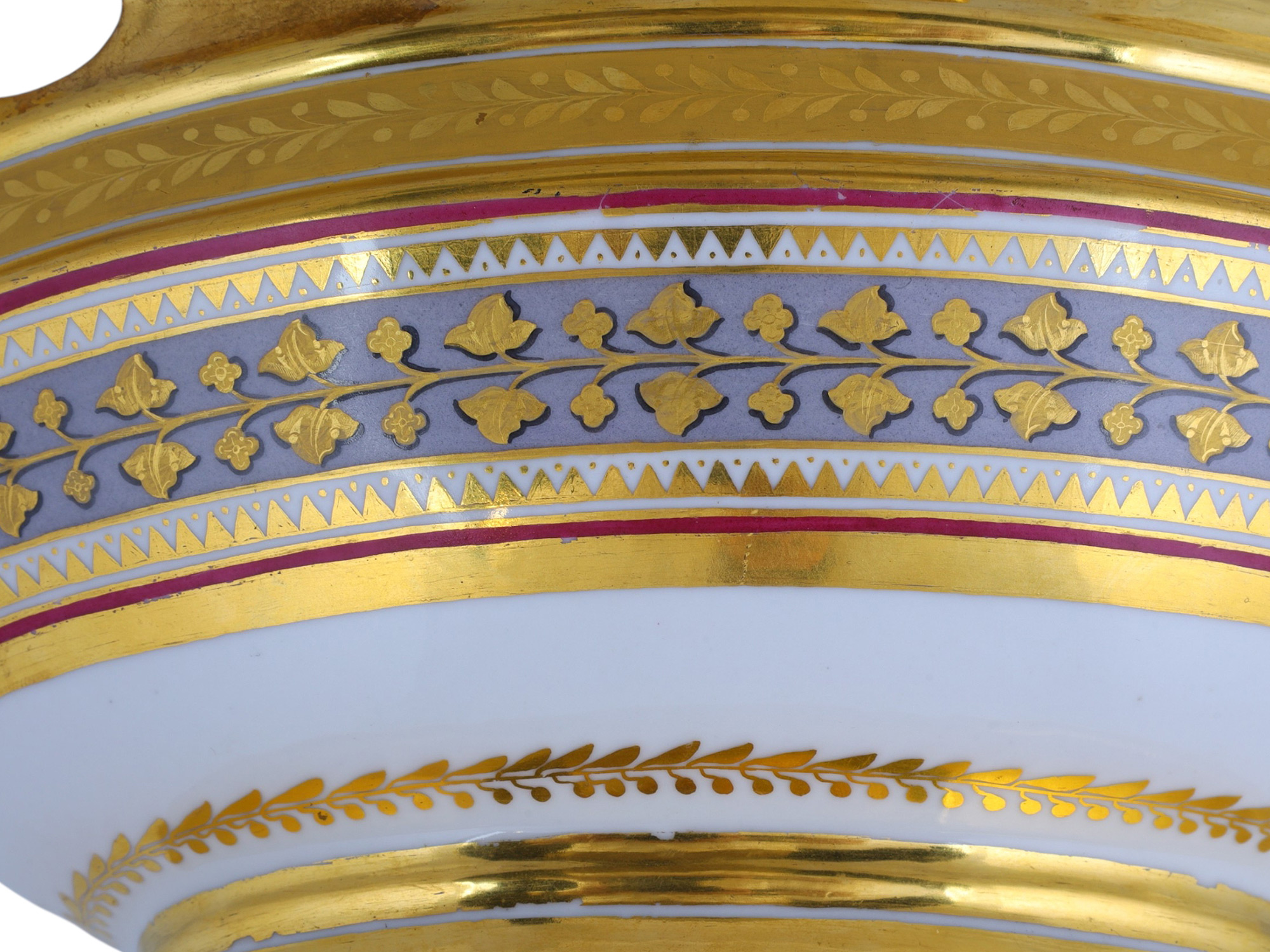 A RUSSIAN PORCELAIN MONTEITH FROM THE BABIGON SERVICE BY THE IMPERIAL PORCELAIN FACTORY, ST. PETERSBURG, 1823–1824
