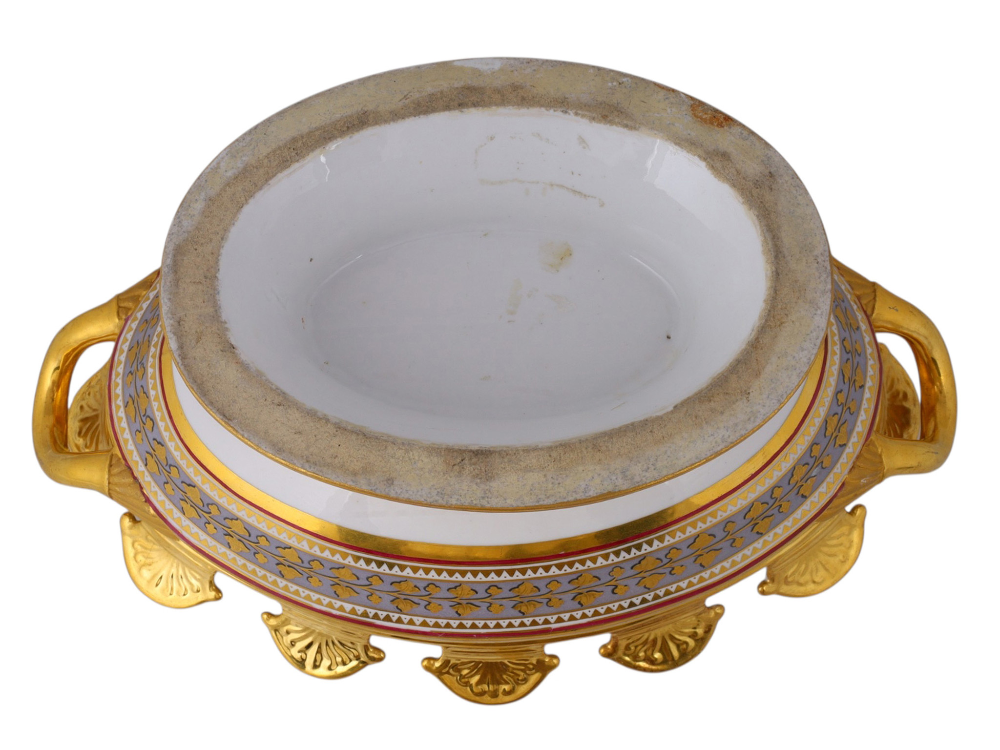 A RUSSIAN PORCELAIN MONTEITH FROM THE BABIGON SERVICE BY THE IMPERIAL PORCELAIN FACTORY, ST. PETERSBURG, 1823–1824
