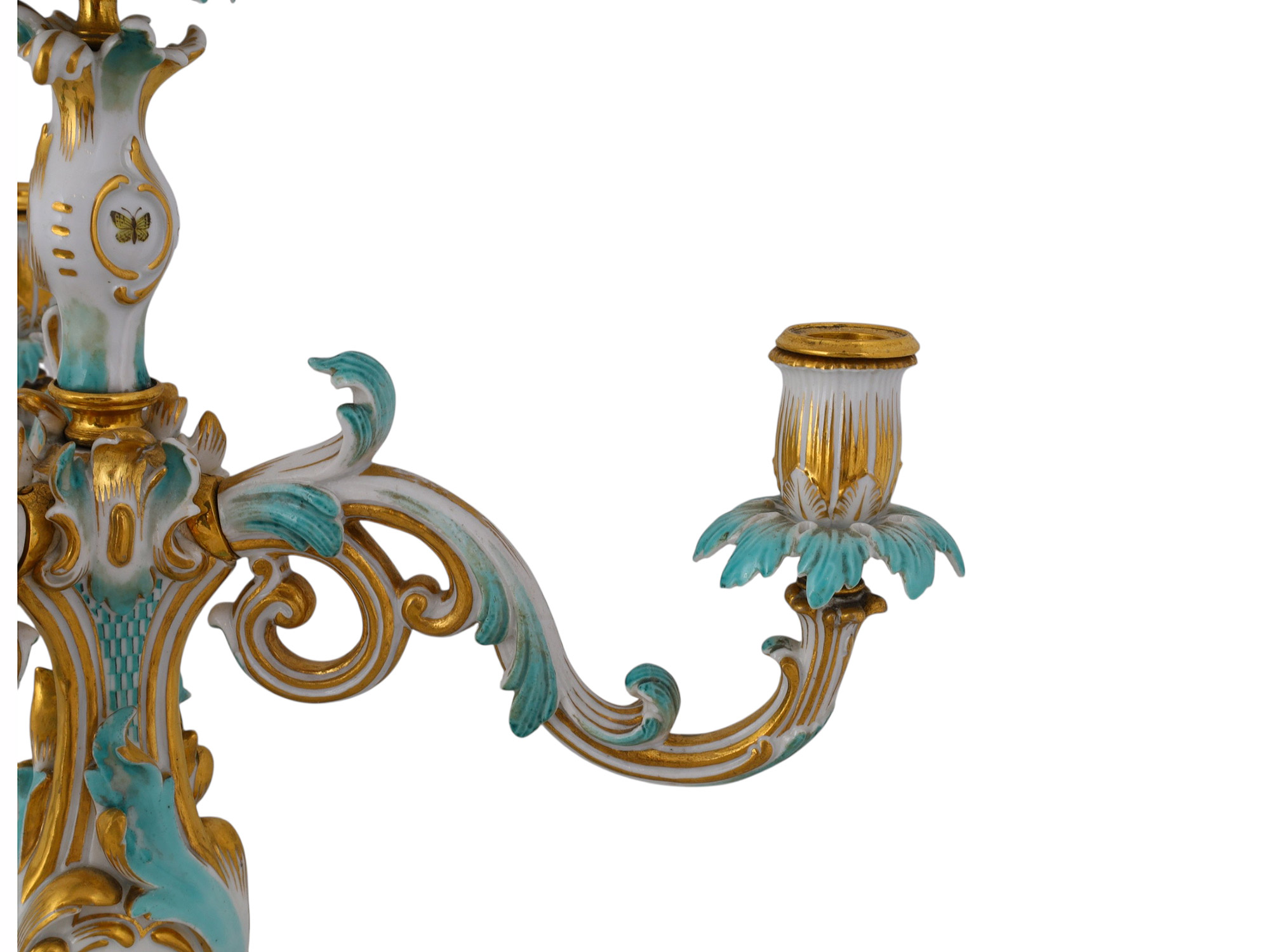 A PAIR OF RUSSIAN CANDELABRA, IMPERIAL FACTORY, ST. PETERSBURG, 1825–1855