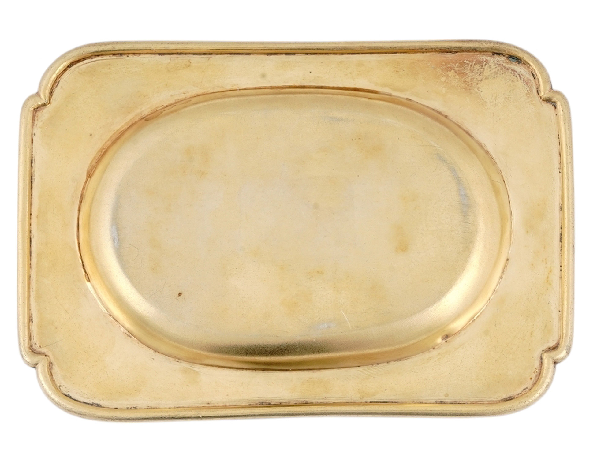 A RUSSIAN SILVER-GILT AND ENAMEL TRAY, MOSCOW, 1889