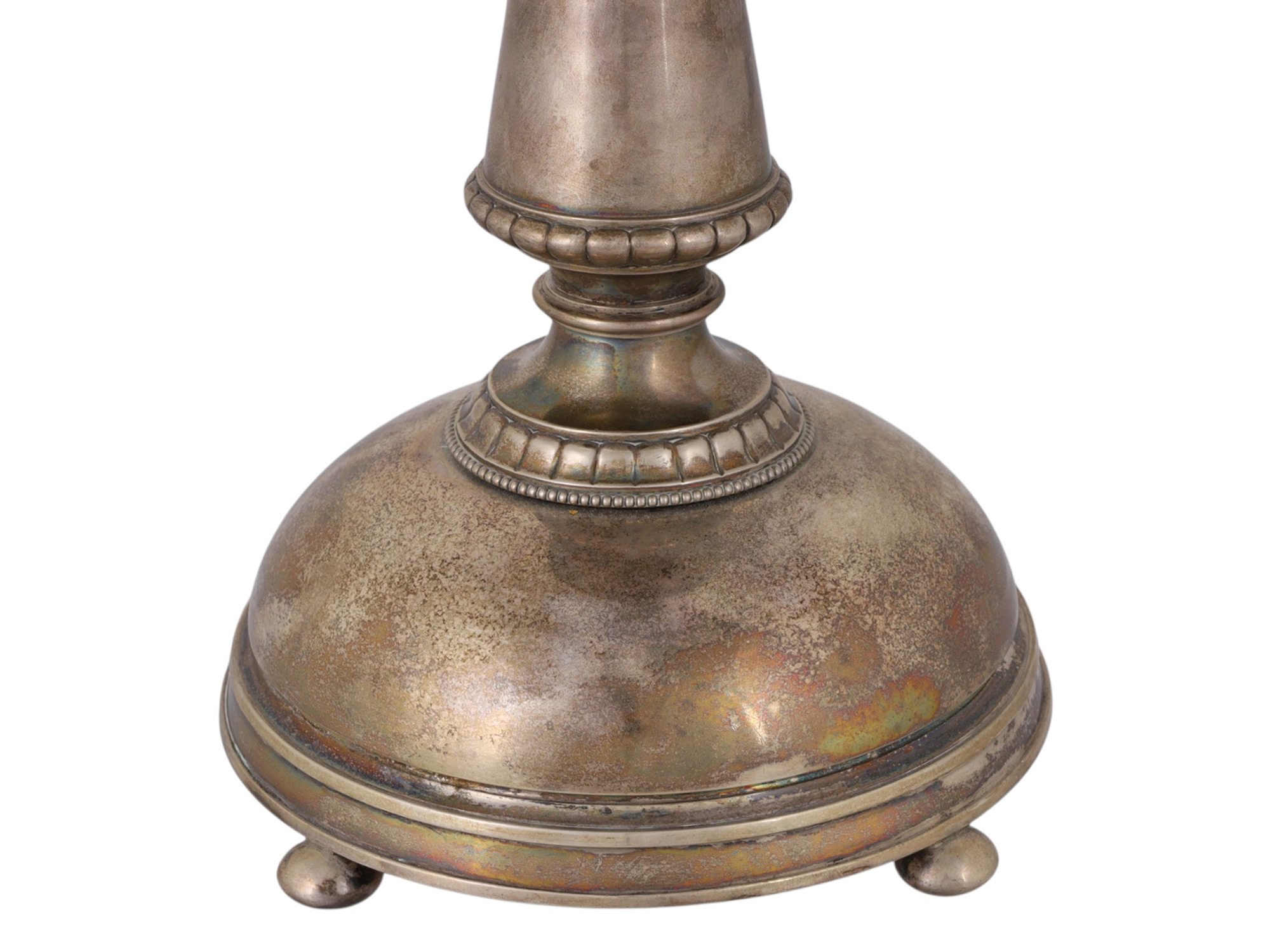 A RUSSIAN SILVER-MOUNTED CUT-GLASS CENTERPIECE TAZZA BY GRACHEV BROTHERS, ST. PETERSBURG, 1893