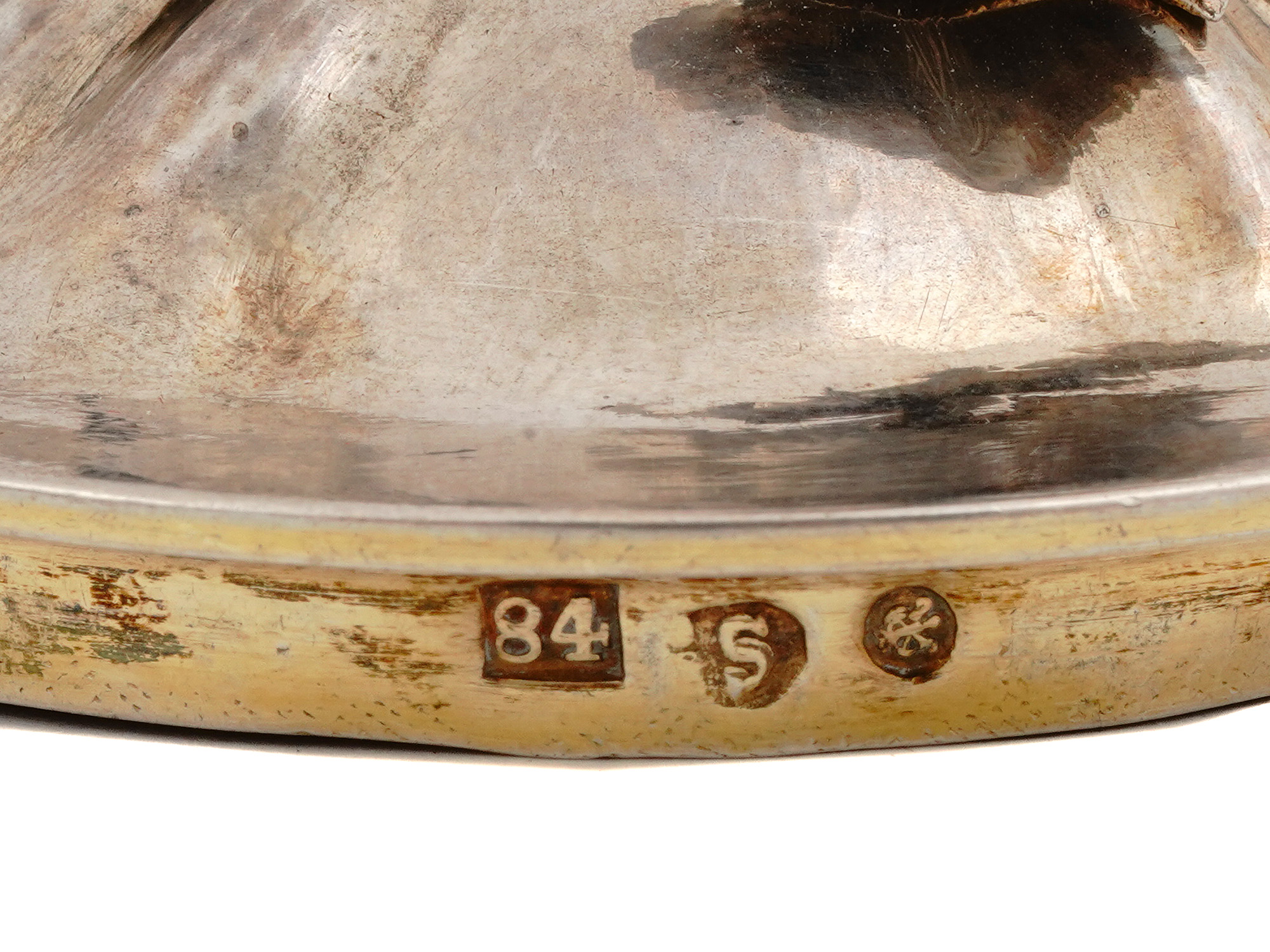 A RUSSIANPARCEL-GILT-SILVER TEA AND COFFEE SERVICE, 19TH CENTURY