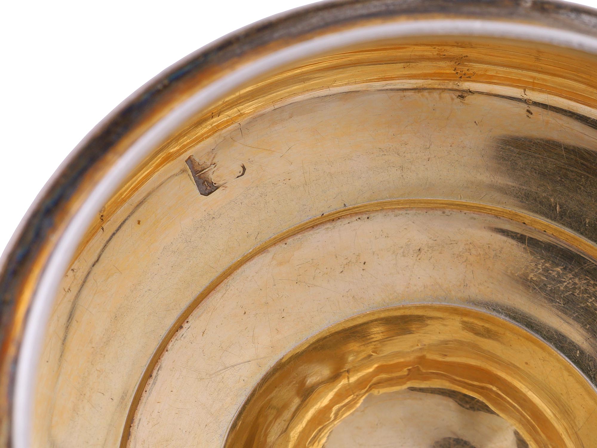 A RUSSIAN ENGRAVED GILT-SILVER AND NIELLO LIDDED TANKARD, 1850