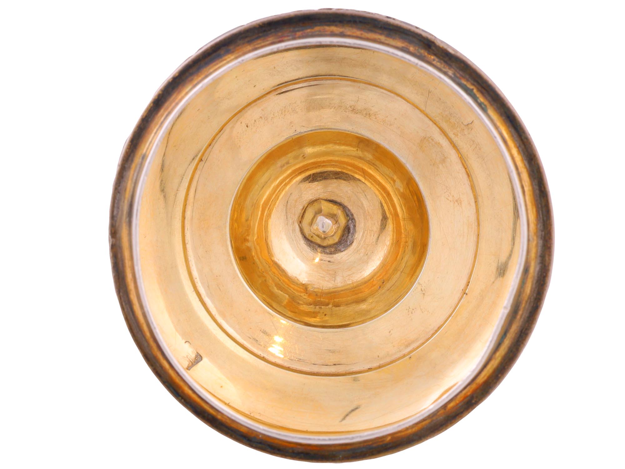 A RUSSIAN ENGRAVED GILT-SILVER AND NIELLO LIDDED TANKARD, 1850