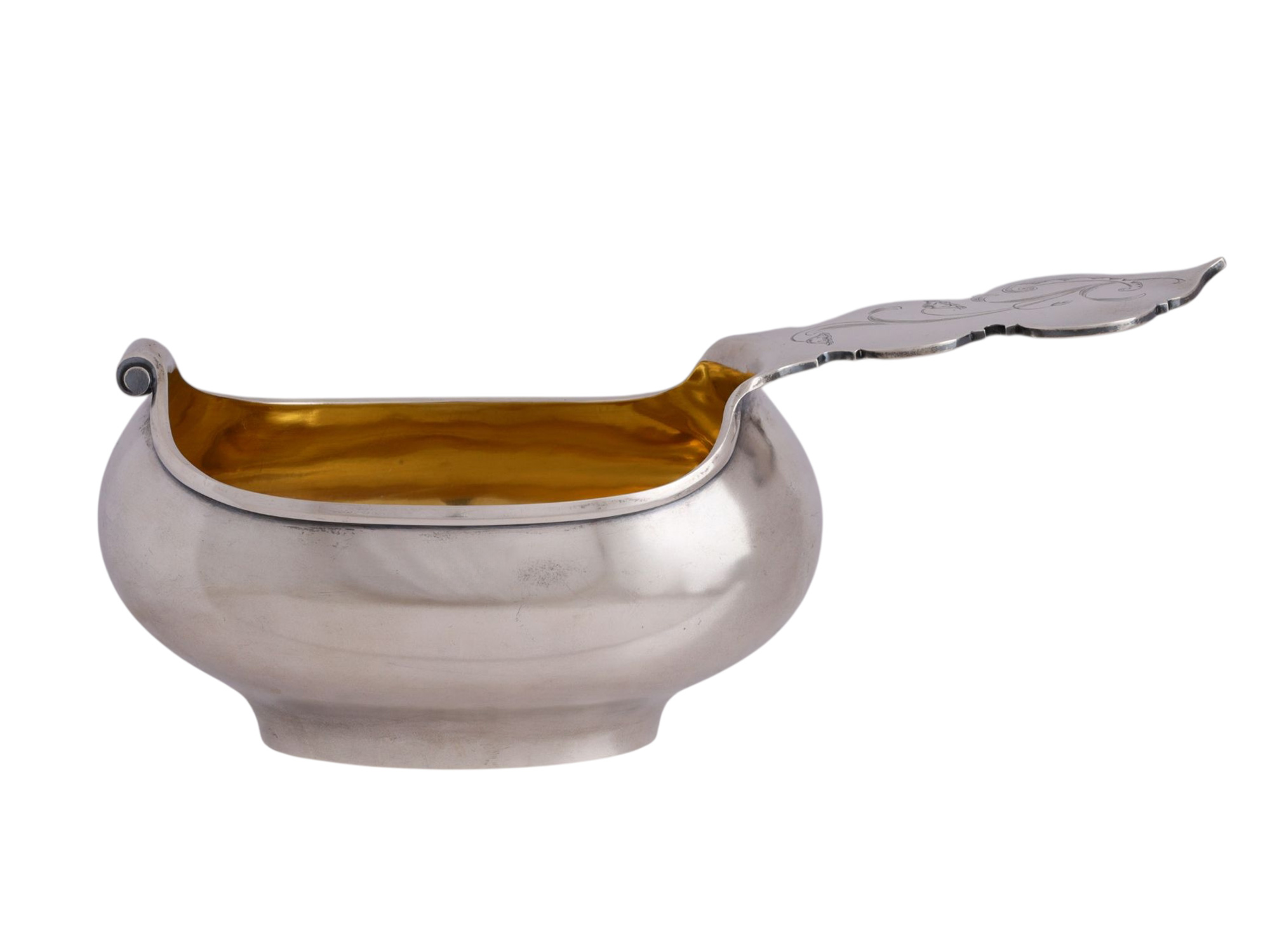 A LARGE RUSSIAN SILVER KOVSH, LIUBAVIN, 1899-1908