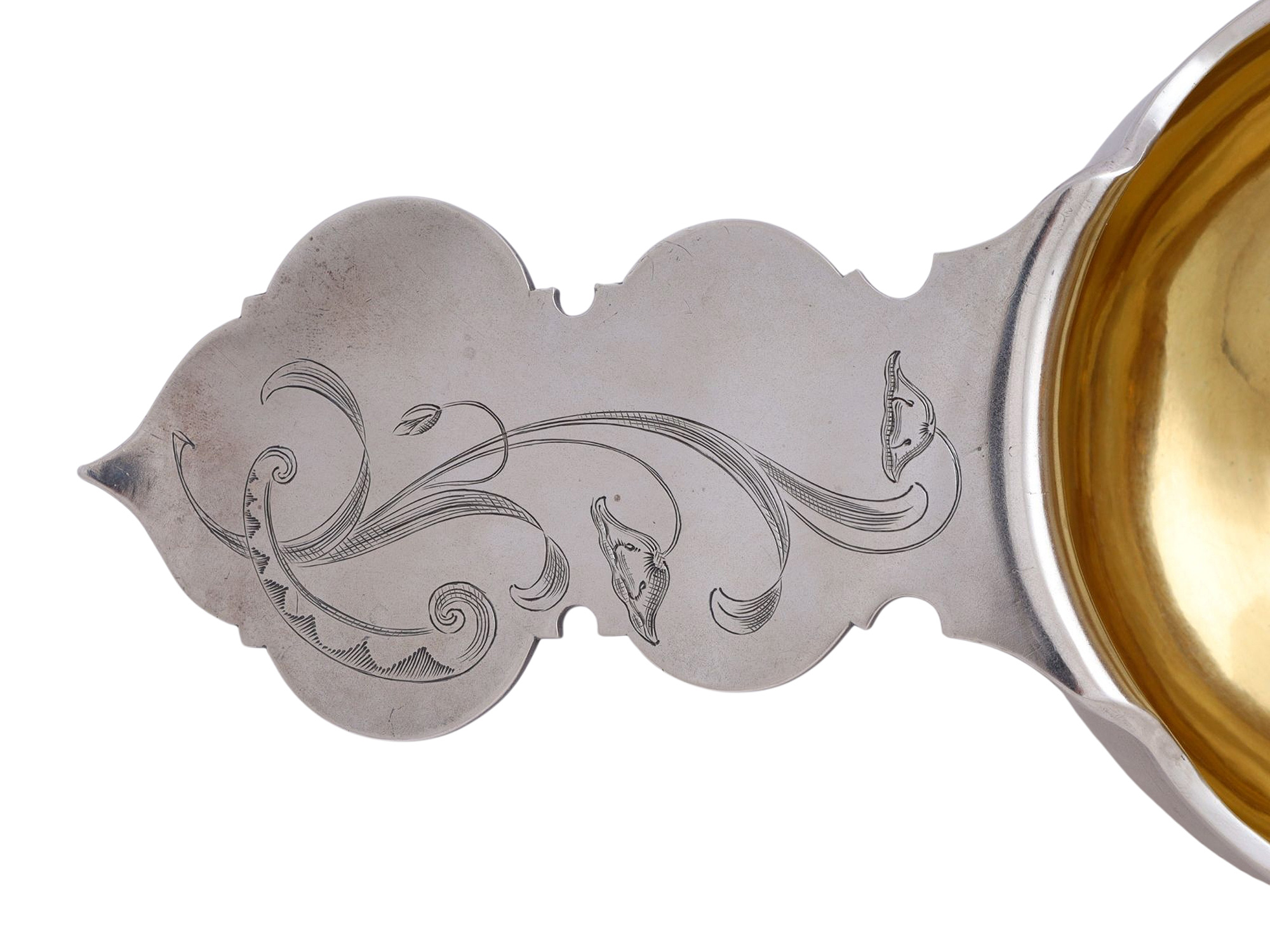 A LARGE RUSSIAN SILVER KOVSH, LIUBAVIN, 1899-1908