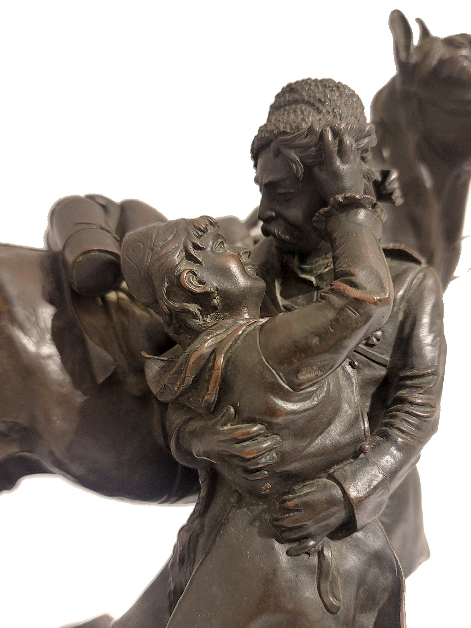 A RUSSIAN BRONZE GROUPING BY V. GRACHEV, 19TH CENTURY