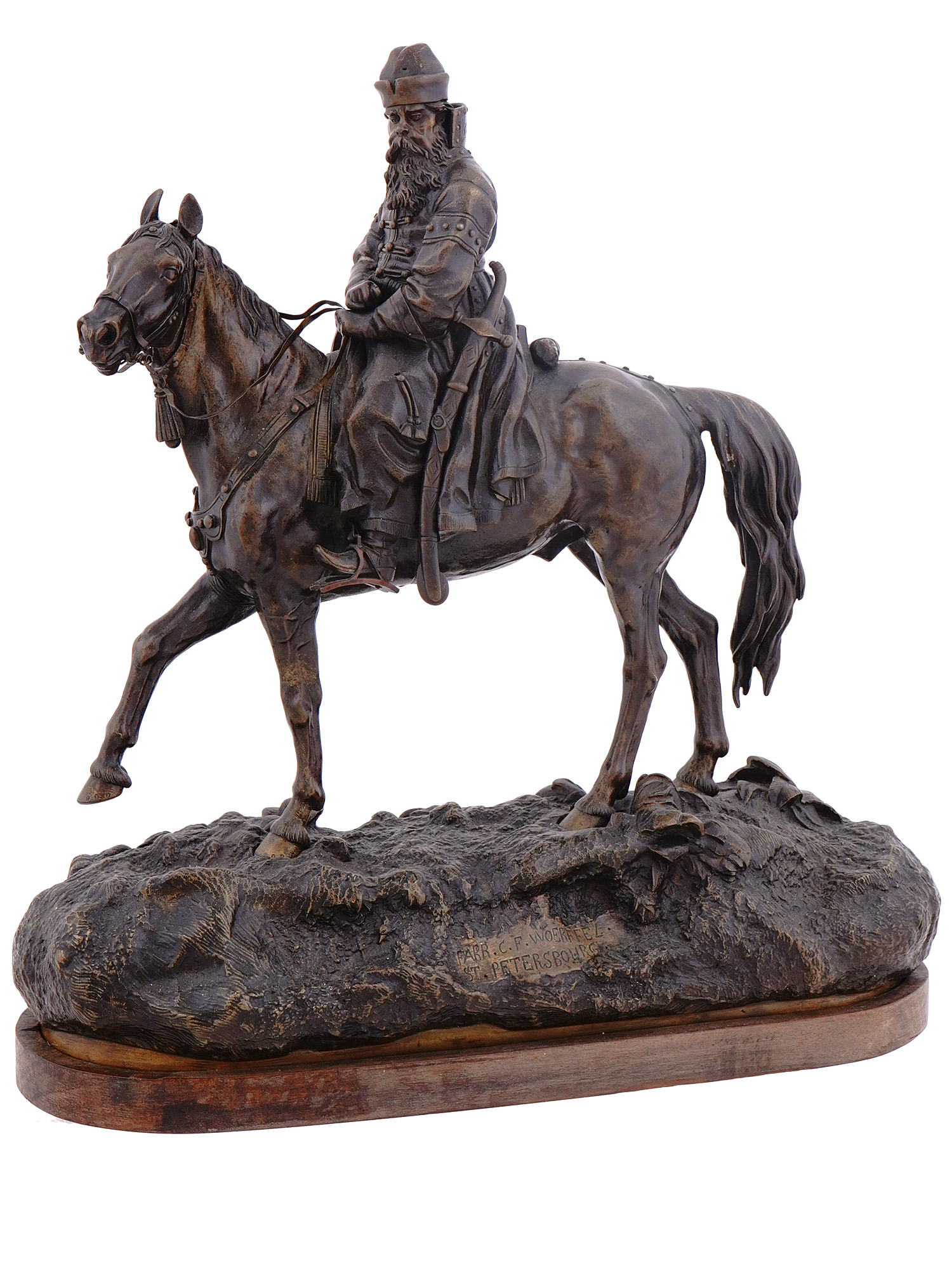 A RUSSIAN BRONZE, V. GRACHEV, 19TH CENTURY