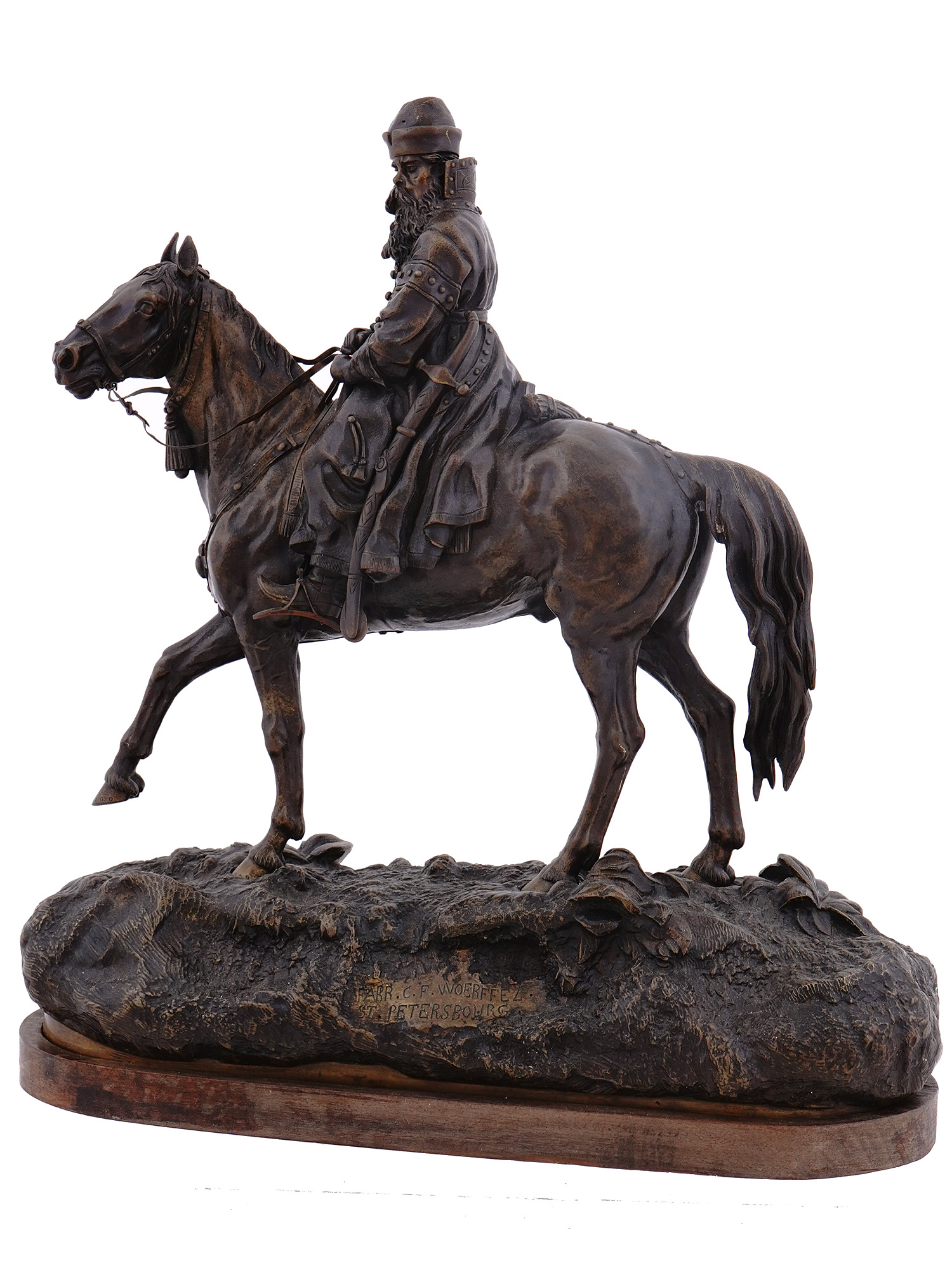 A RUSSIAN BRONZE, V. GRACHEV, 19TH CENTURY