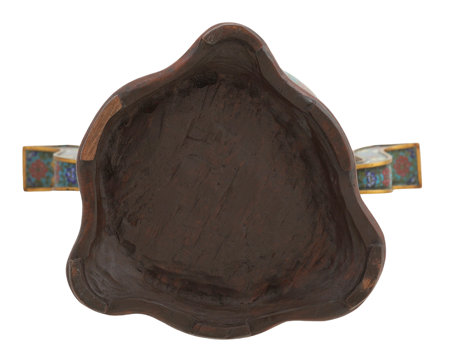 A CHINESE CLOISONNÉ ENAMEL INCENSE BURNER, 19TH CEN.