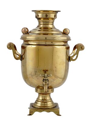 AN EARLY RUSSIAN OR SOVIET ELECTRIC SAMOVAR. An early 20th century electrically heated samovar 