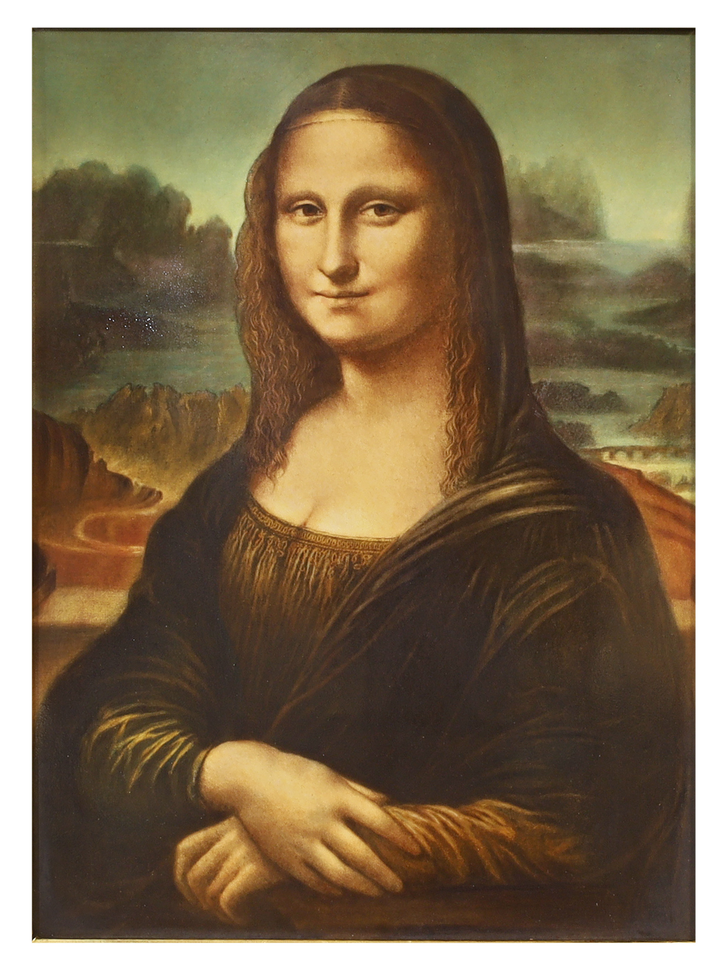 A ROSENTHAL PORCELAIN PLAQUE "MONA LISA," AFTER LEONARDO DA VINCI, GERMANY, CIRCA 1925-1930