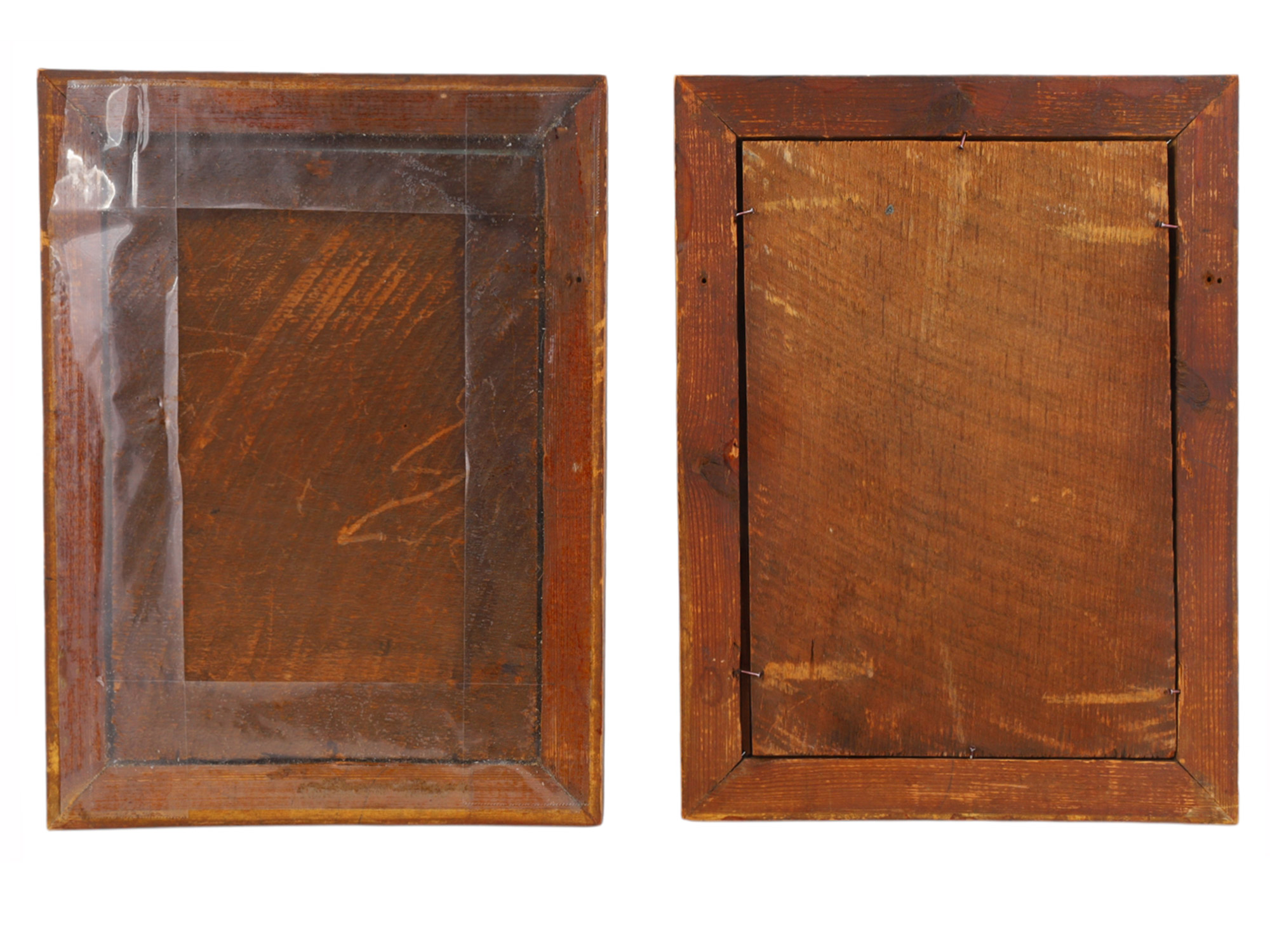 A PAIR OF REVERSE GLASS PAINTINGS, CHINA, 18TH CENTURY