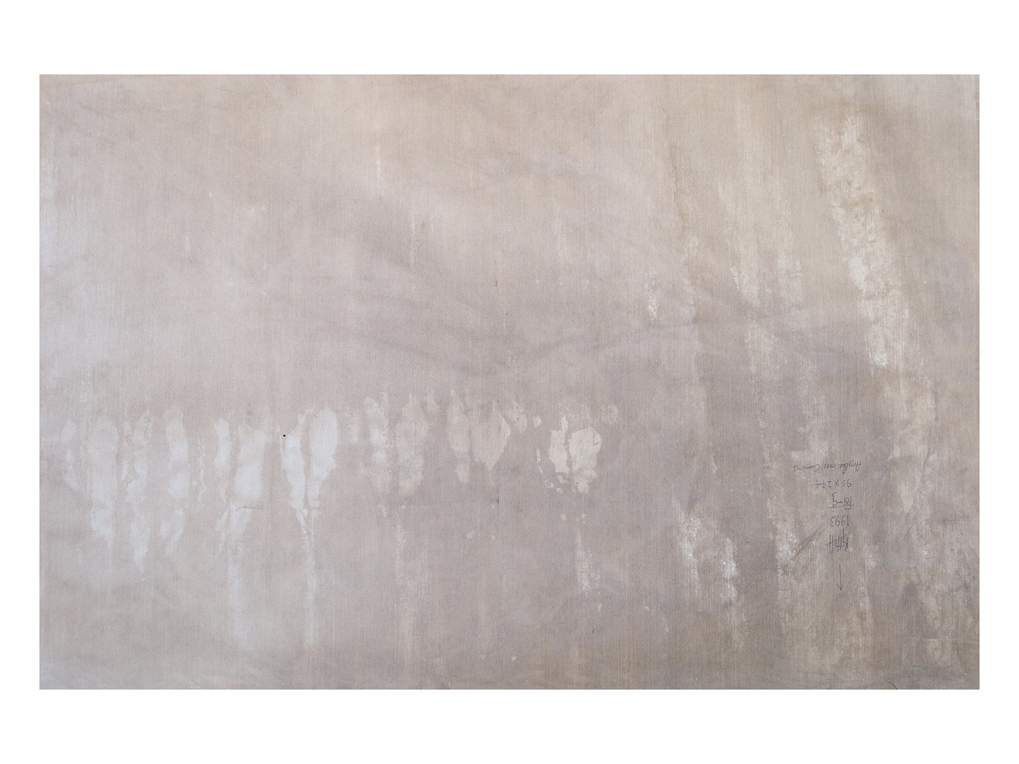 AN INDIAN MODERNIST ABSTRACT ACRYLIC ON CANVAS PAINTING