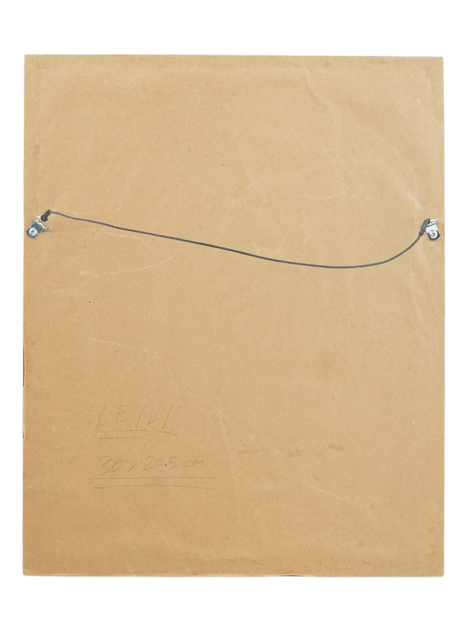A MODERNIST PORTRAIT BEARING A SIGNATURE "LEYLY 70"