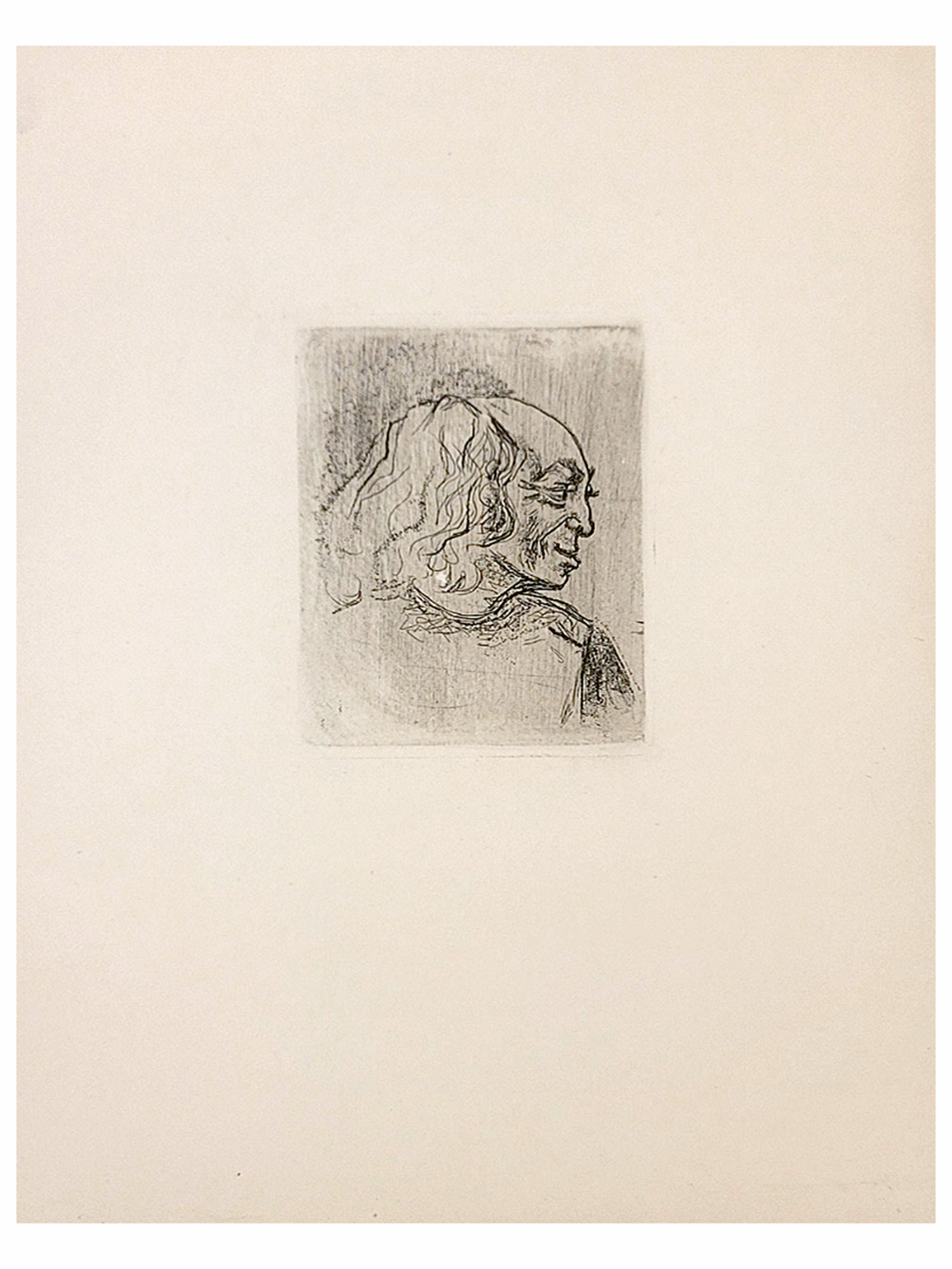 VERA TARASOVA (RUSSIAN, 1896-1988), SOLOMON MIKHOELS AS KING LEAR, 1935