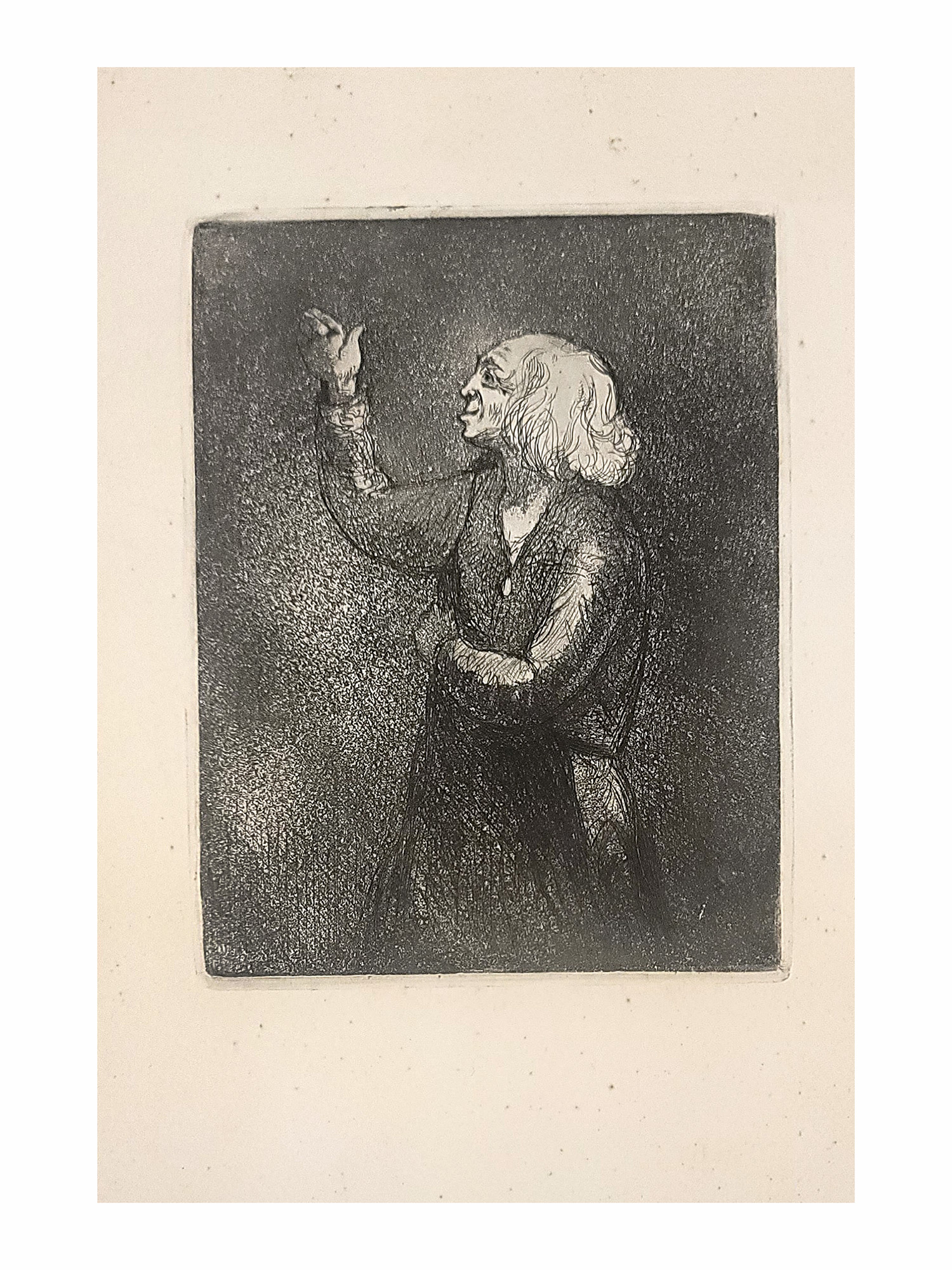 VERA TARASOVA (RUSSIAN, 1896-1988), SOLOMON MIKHOELS AS KING LEAR, 1935