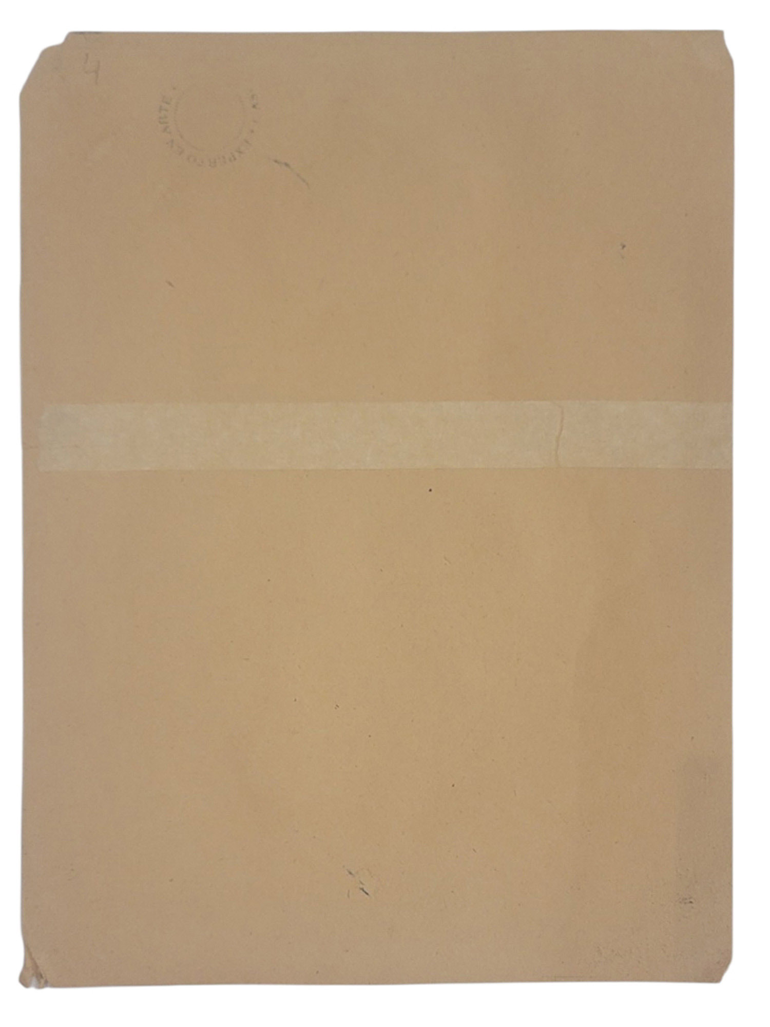 A RUSSIAN WATERCOLOR STUDY OF A STANDING FEMALE NUDE, SIGNED "E.S."
