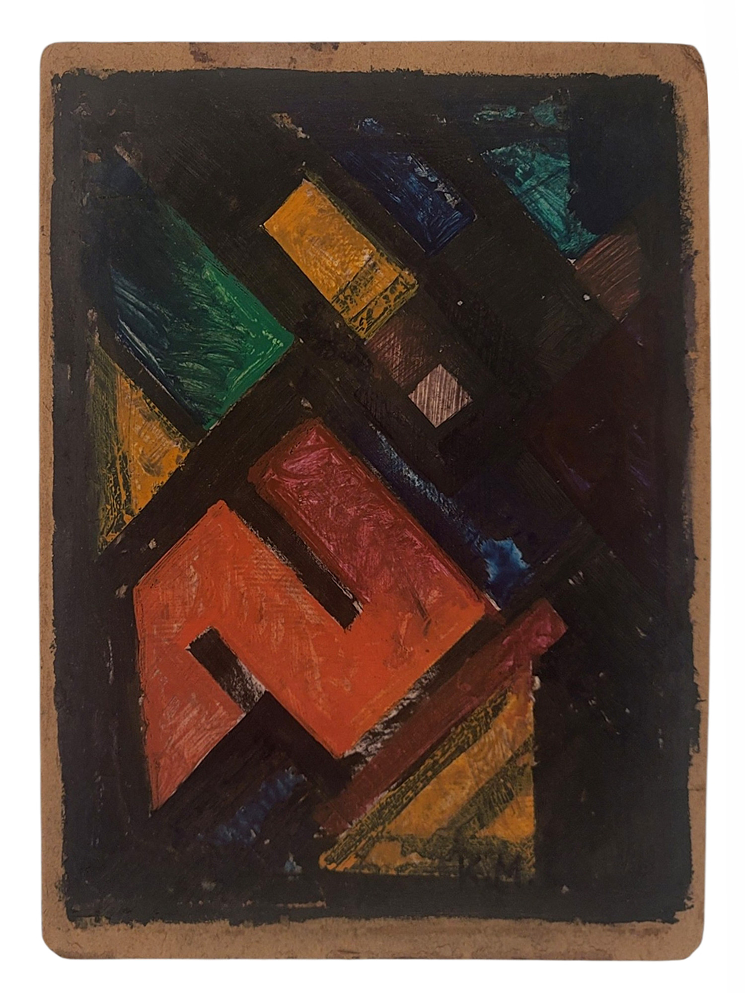 A RUSSIAN AVANT-GARDE ABSTRACT COMPOSITION, EARLY 20TH CENTURY
