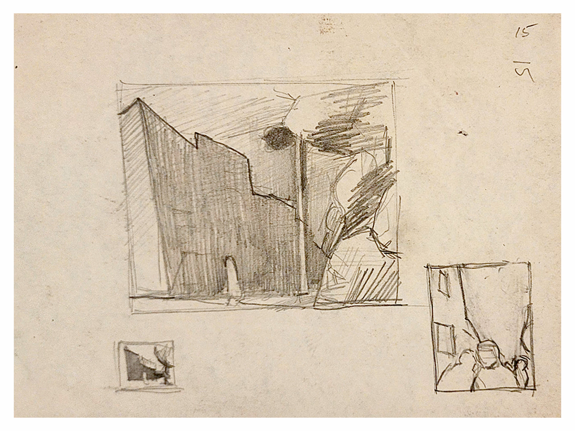 ATTRIBUTED TO ALEXANDER SHEVCHENKO (RUSSIAN, 1883-1948), ABSTRACT COMPOSITION