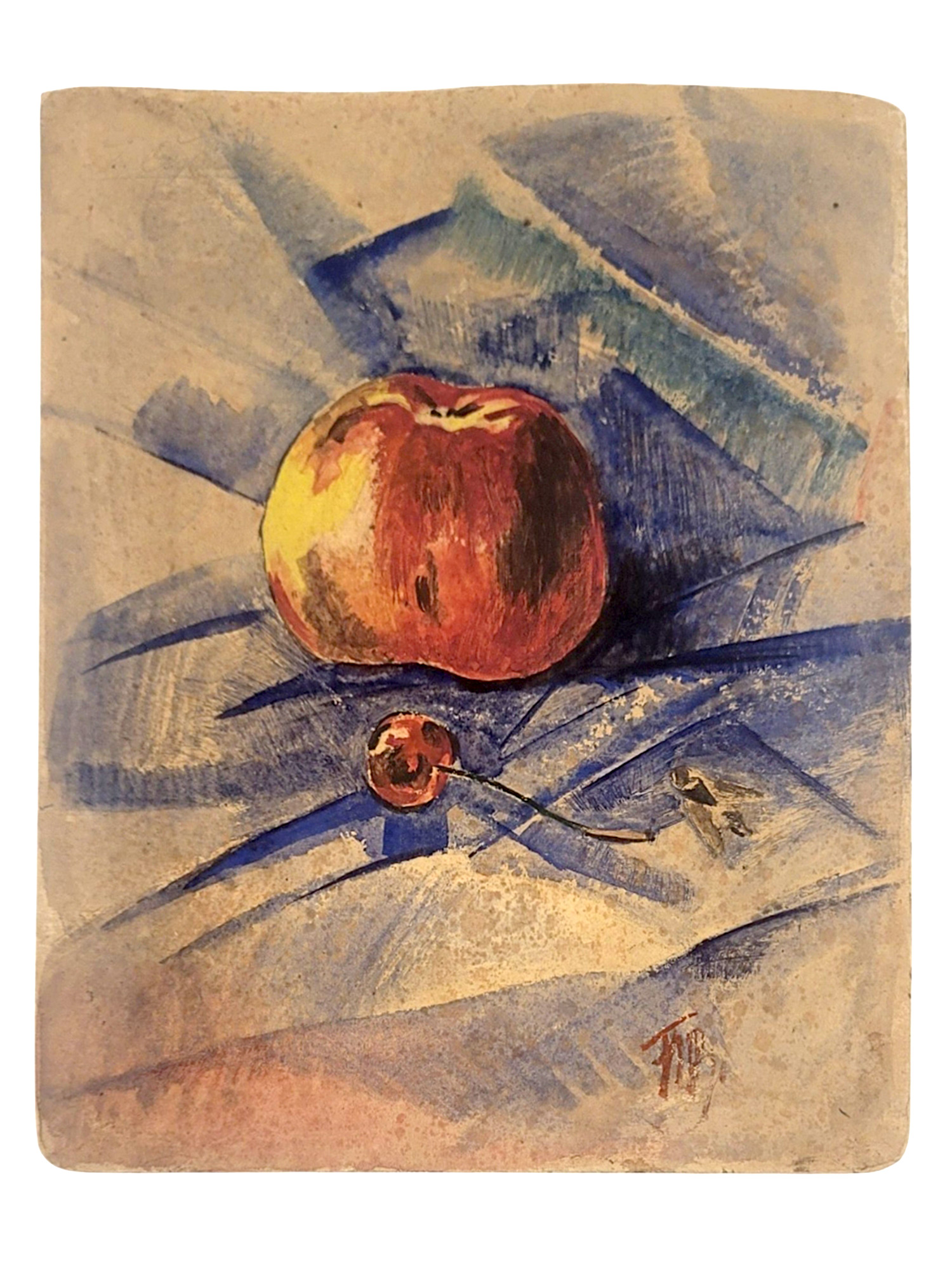 A RUSSIAN AVANT-GARDE STILL LIFE WITH APPLES, EARLY 20TH CENTURY