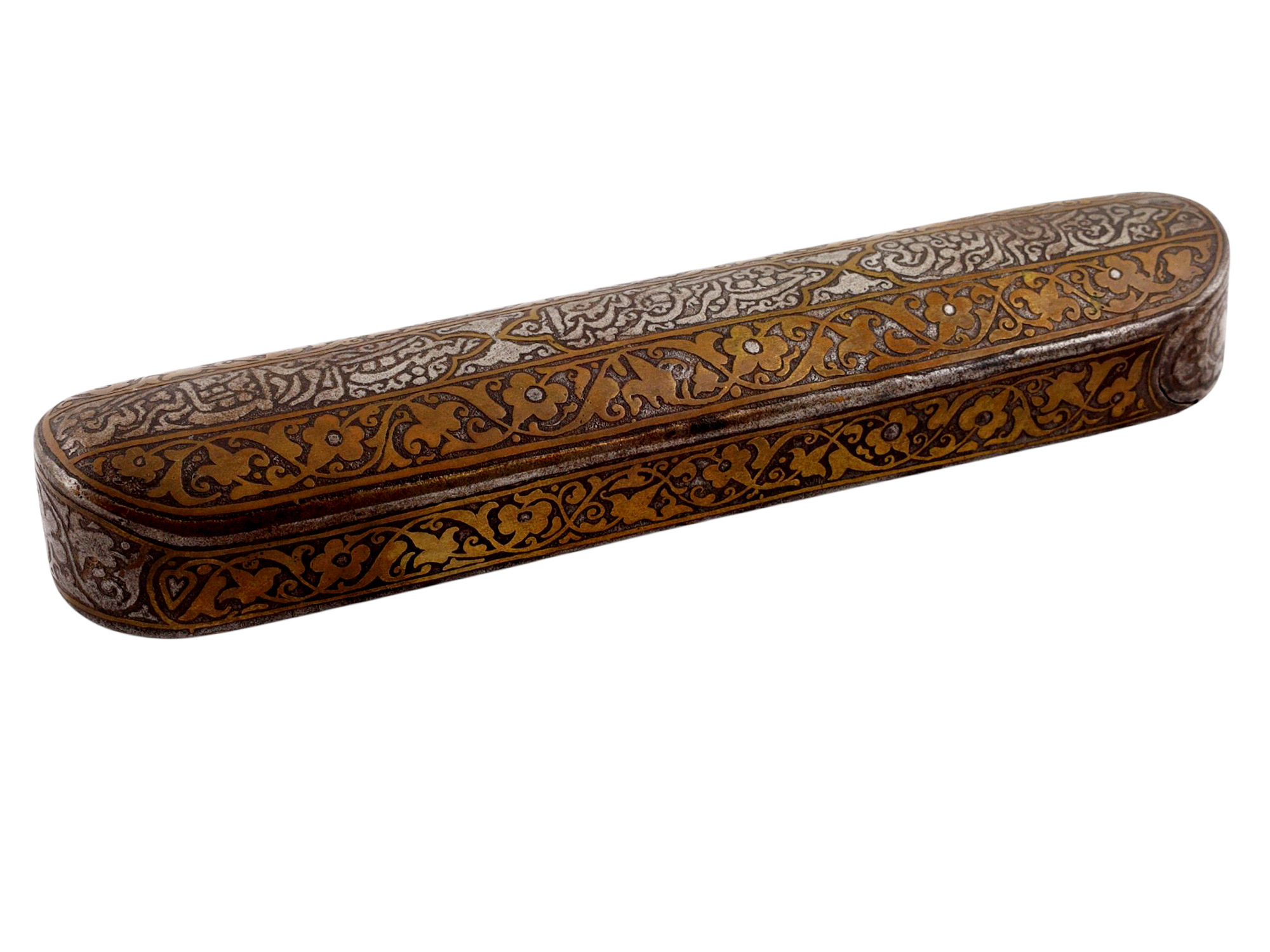 AN ISLAMIC QALAMDAN PEN BOX WITH ELEGANT MAMLUK INSPIRED DESIGN