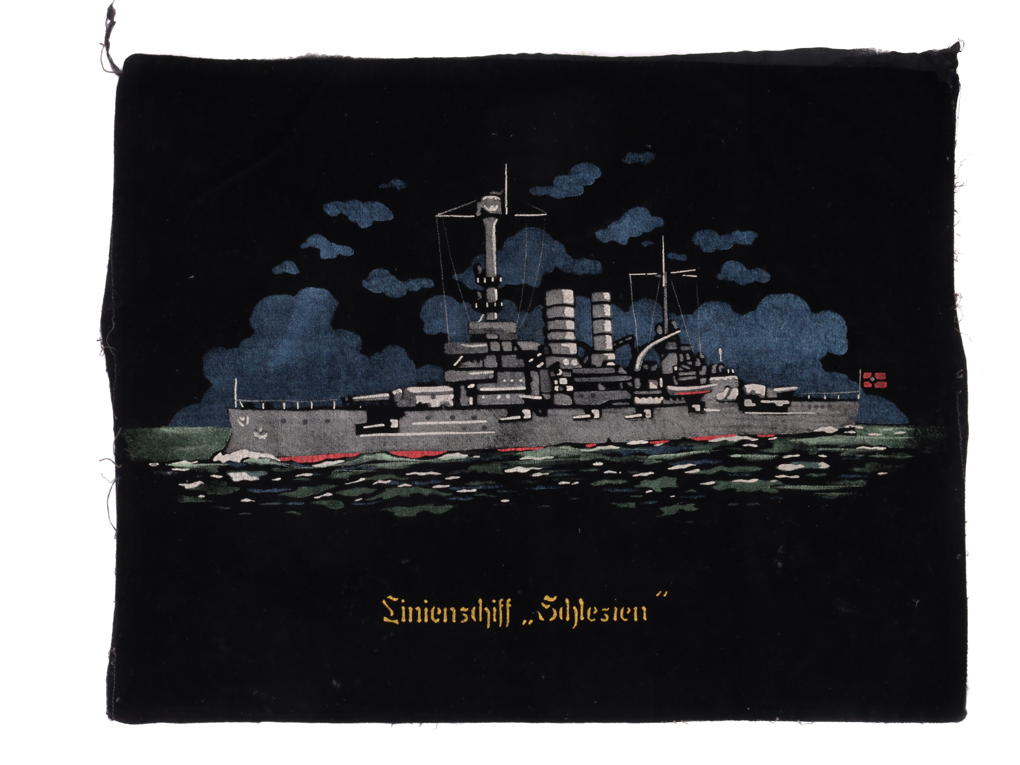 TWO WW1 IMPERIAL GERMANY NAVY FLAGS