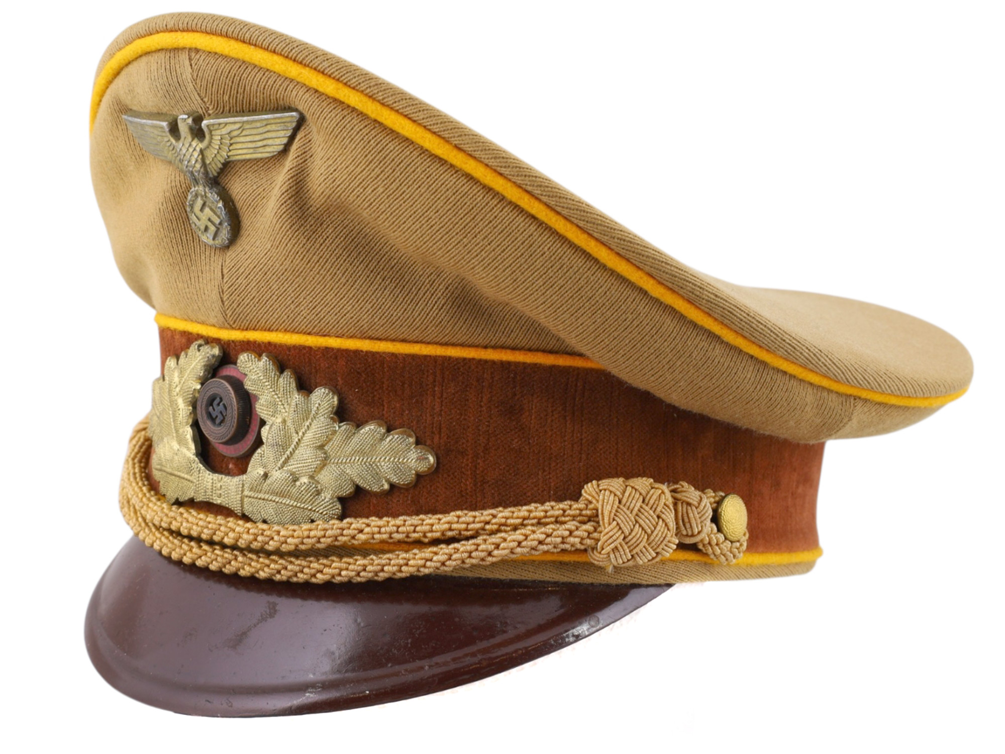 NSDAP REICHSLEITUNG LEVEL VISOR CAP