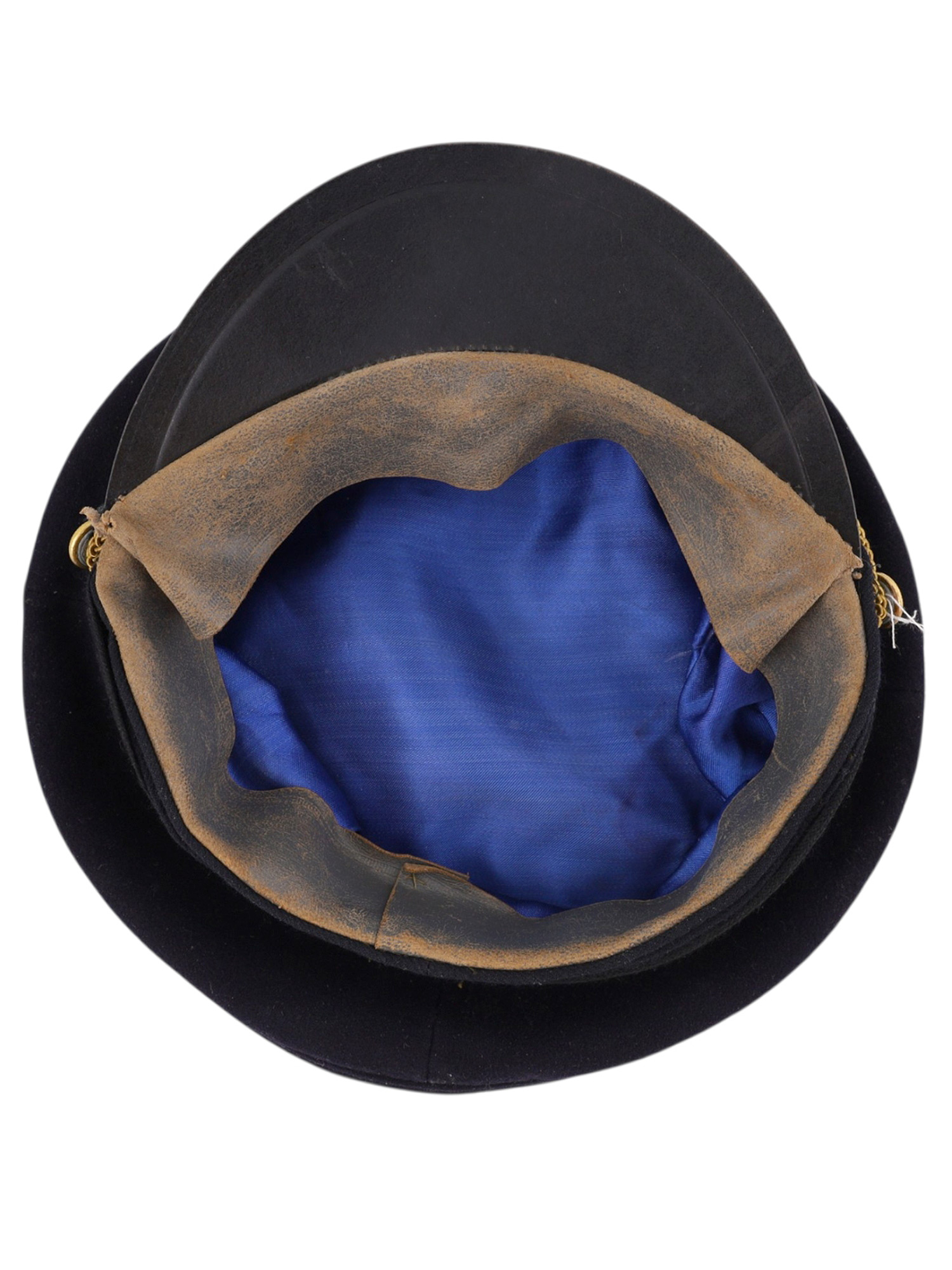 A WW2 GERMAN KRIEGSMARINE NAVAL OFFICER'S VISOR CAP, C. 1940S