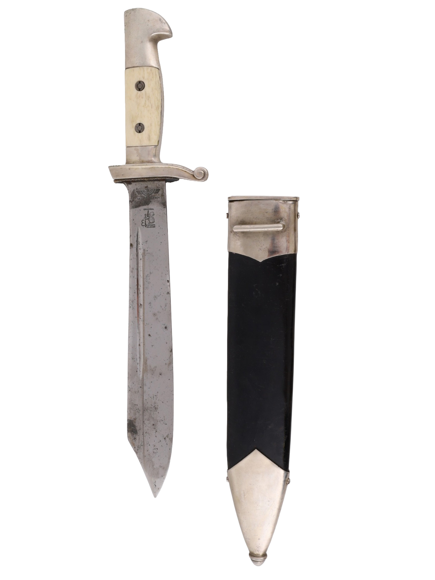 A GERMAN WW2 TENO E.M. DAGGER (TECHNISCHE NOTHILFE)
