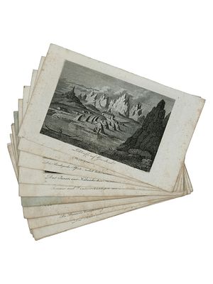 A GROUP OF 14 ANTHROPOLOGY PRINTS, PEOPLE OF THE ARCTIC AND THE RUSSIAN EMPIRE, C. 18TH CEN. A 