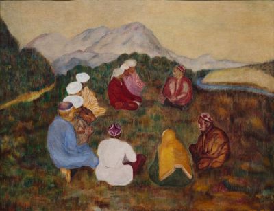 UNKNOWN ARTIST
Oriental Landscape. oil on canvas110 x 140 cmPaintned circa 1930s