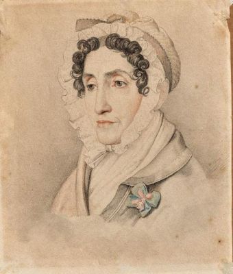 UNKNOWN ARTIST
Portrait of the Most Serene Princess E.I. Golenishcheva-Kutuzova-Smolenskaya. penc 