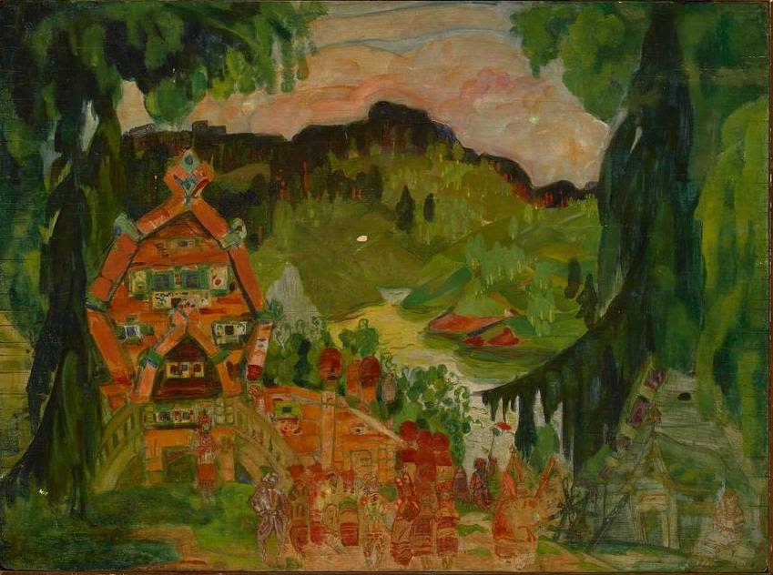 BORIS ANISFELD (1878-1973)
Set Design for N. Rimsky-Korsakov’s Opera &laquo;Snegurochka&raquo; at the 