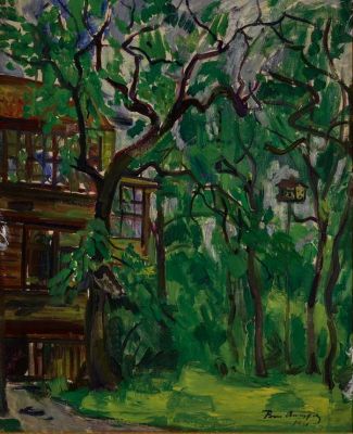 BORIS ANISFELD (1878-1973)
Park in Evanston. signed and dated ‘Borits Anissfeld 1936’ (lower 