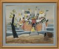 SIMON LISSIM (1900-1981)
Decoration for “Tsar Saltan”. Inscribed in Polish (?) 
oil on canvas Изображение - 1