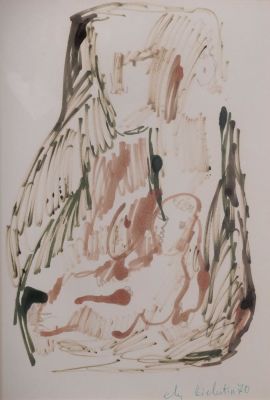 ЭЛИЙ МИХАЙЛОВИЧ БЕЛЮТИН (1925-2012)
Мадонна с Младенцем. подпись и дата ‘Ely Bielutin 70’ 