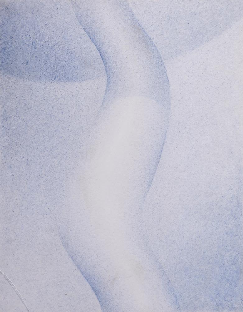 ВАСИЛИЙ ЯКОВЛЕВИЧ СИТНИКОВ (1915-1987)
Синяя композиция. надпись красными чернилами ‘1970-V-8 