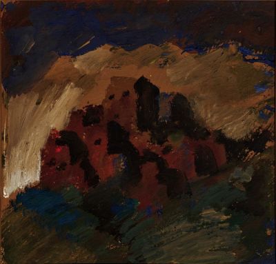 ТЕНГИЗ МИРЗАШВИЛИ (1934-2008)
Горная деревня. картон, масло24 х 24 см