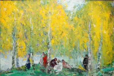 АНАТОЛИЙ СТЕПАНОВИЧ СЛЕПЫШЕВ (1932-2016)
Осень. подпись ‘Т Слепышев’ (справа внизу)холст 